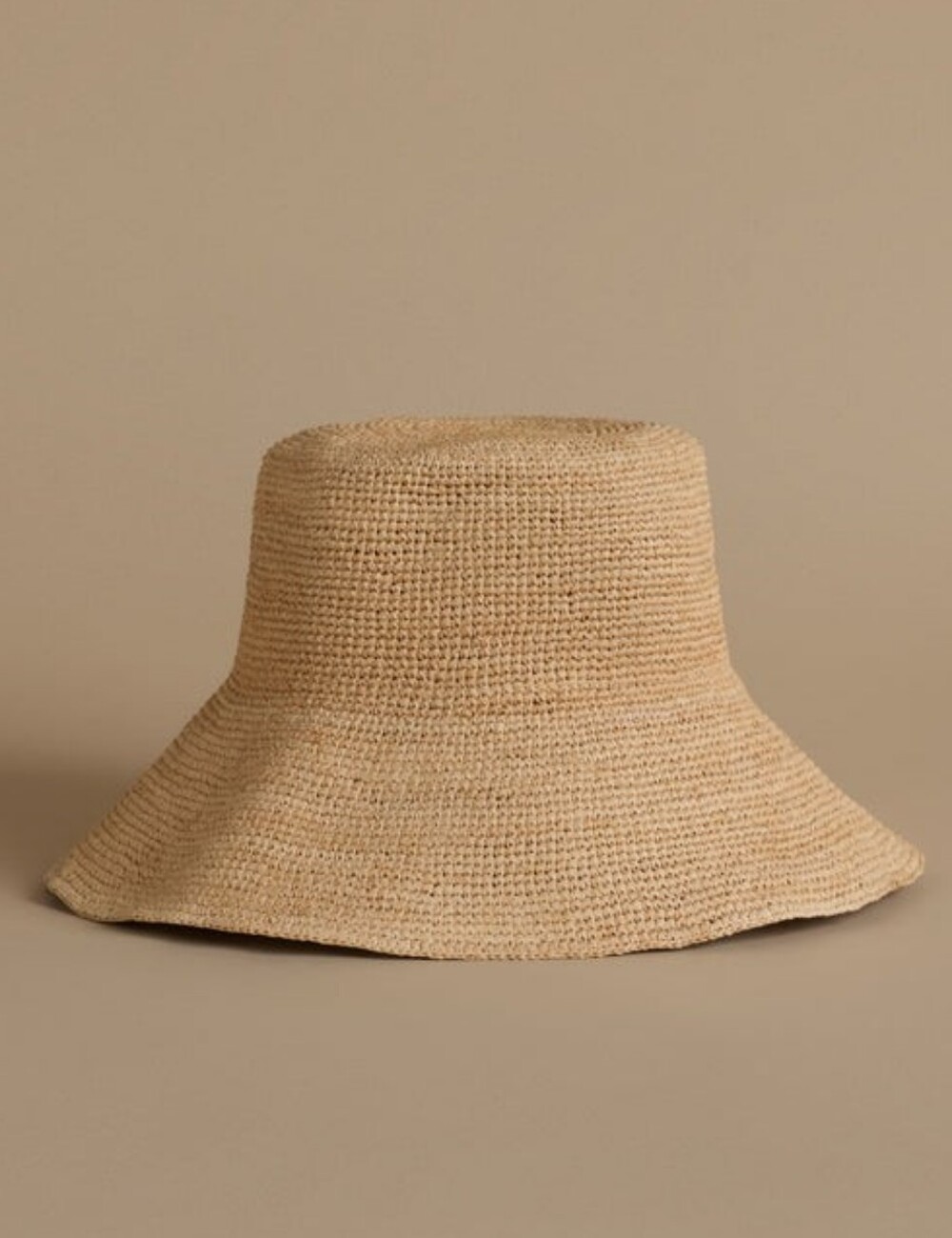 JENNI KAYNE Crochet Raffia Sun Hat In Natural NWT M/L.